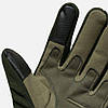 Рукавички зимові тактичні з сенсорним пальцем, розмір XL / Теплі водонепроникні рукавички на хутрі, фото 7