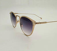 Солнцезащитные очки женские Dior (Диор) брендовые, стильные в металлической тонкой оправе