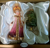 Набор стеклянных елочных игрушек Царевна-лягушка Irena