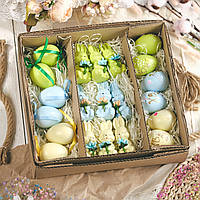 Пасхальный подарочный набор "Весна" Пасха Пасхальный декор для корзины Пасхальные подарочные наборы