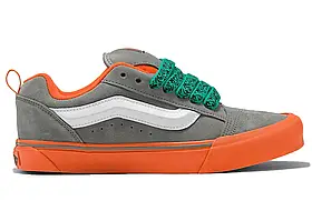 Сірі жіночі замшеві кеди Vans Old Shool KNU Grey Orange White