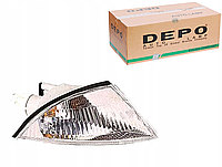 Покажчик повороту Mitsubishi Carisma 1995-1999 правий білий без патрона