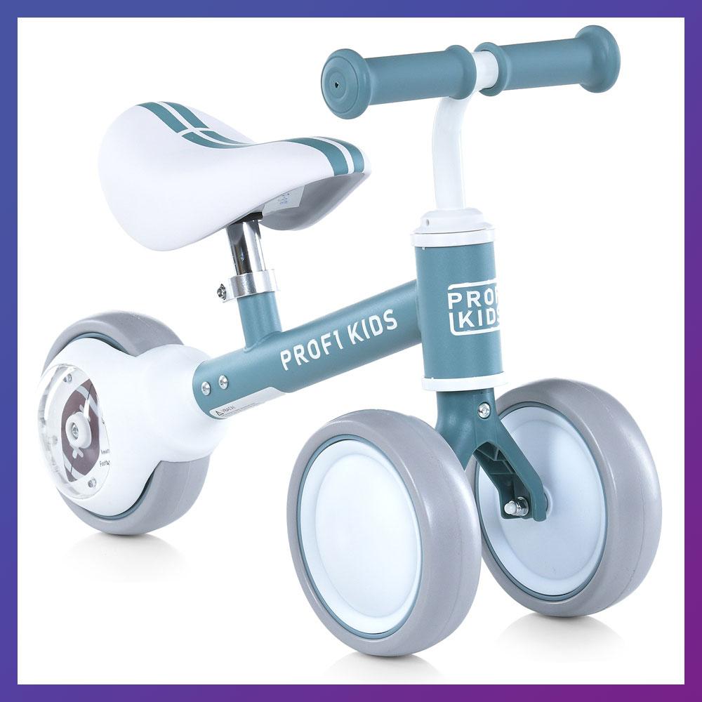 Дитячий біговел велобіг 1,5-3 роки на сталевій рамі PROFI KIDS MBB 1015-1 Блакитний, фото 1
