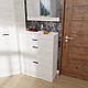 Сучасна висока вузька тумба для взуття 800 у передпокій коридор 80 см Соната Крафт, фото 5