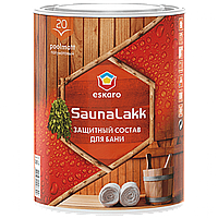 Eskaro Saunalakk, лак для лазні та сауни, термостійкий прозорий, 0,95л
