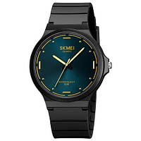 Часы наручные мужские SKMEI 2108BKBU, часы кварцевые мужские, часы мужские классика