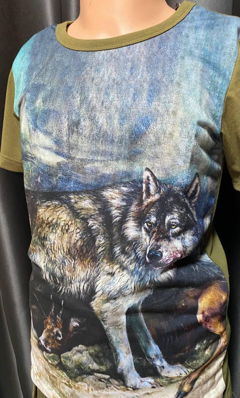 Чоловіча кофта Silent Hunter з вовком