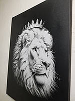 Лазерно-гравированная картина "The King"