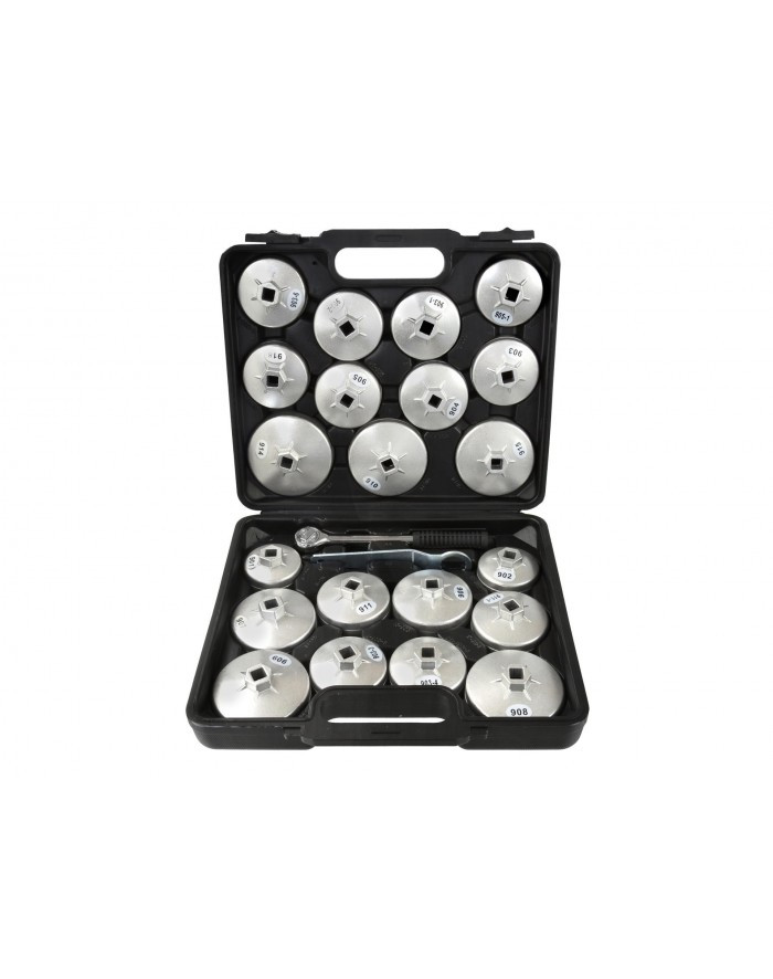 Набір чашок для зняття масляних фільтрів 23 штук Geko G10402