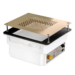 Врізна витяжка - манікюрна пилосос Teri 800М GOLD вбудована в стіл манікюрна витяжка з HEPA фільтром