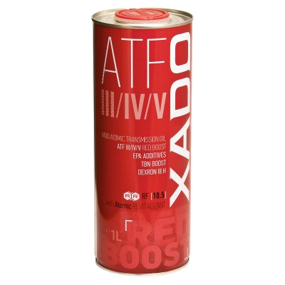 Трансмісійна олива XADO Atomic Oil ATF III/IV/V RED BOOST 1 л