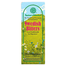 Шведська гірка настойка Nature's Way NatureWorks "Swedish Bitters" для травлення (100 мл)