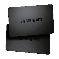 Крипто-гаманець Tangem Wallet 2.0 набір з 2 карток Black (TG128X2-B)