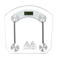 Цифровые прозрачные напольные весы до 180 кг AT-2003B / Стеклянные квадратные весы ACS