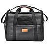 Сумка переноска для котів та собак 45х31х34 CosmoPet CP-50 Black, фото 6