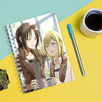 Скетчбук Sketchbook блокнот для рисования с принтом Shingeki no Kyojin 2 А3 Кавун 48 GL, код: 8301588