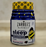 Детский мелатонин Zarbee's Naturals Children's Sleep with Melatonin 50 gummies для сна