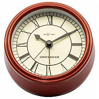 Часы настольные "Small Amsterdam Red" ø11 см Form