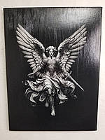 Лазерно-гравированная картина " Archangel Michael"