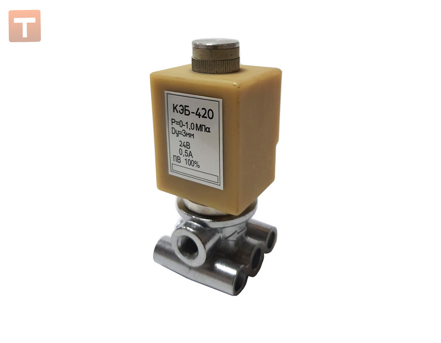 КЭБ-420 Електромагнітний клапан Камаз Маз Урал 24v