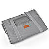 Сумка переноска для котів та собак 45х31х34 CosmoPet CP-50 Grey, фото 10