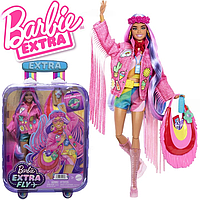 Кукла Барби Экстра красотка пустыни Путешествие Отдых на пляже Barbie Extra Fly Travel Mattel HPB15