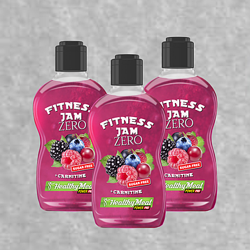 Фітнес-джем Zero з карнитином Смак «Лісова ягода », 200гр