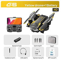 Квадрокоптер Дрон G6 Pro, 4K, ширококутна HD-камера, GPS, Wi-Fi, fpv 5G