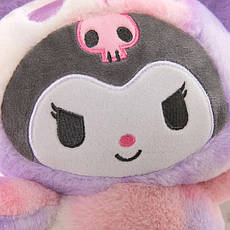 М'яка іграшка аніме Куромі, Onegai My Melody 25 см. Хелло Кіті Kuromi Hello Kitty, фото 4