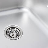 Кухонна мийка Platinum 7848 Decor 0,8 мм, фото 4