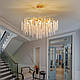 Сучасна кришталева люстра 60см 22603, фото 3