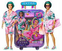 Поврежденная упаков Кукла Барби Кен Экстра Путешествие Отдых на пляже Barbie Extra Fly Ken Travel Mattel HNP86