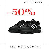 Чоловічі кросівки для спорту,Кросівки для бігу по лісу Adidas Originals Drop Step All Black White