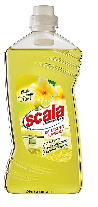 Засіб для миття підлоги та інших поверхонь Scala Pavimenti Limone 1 л