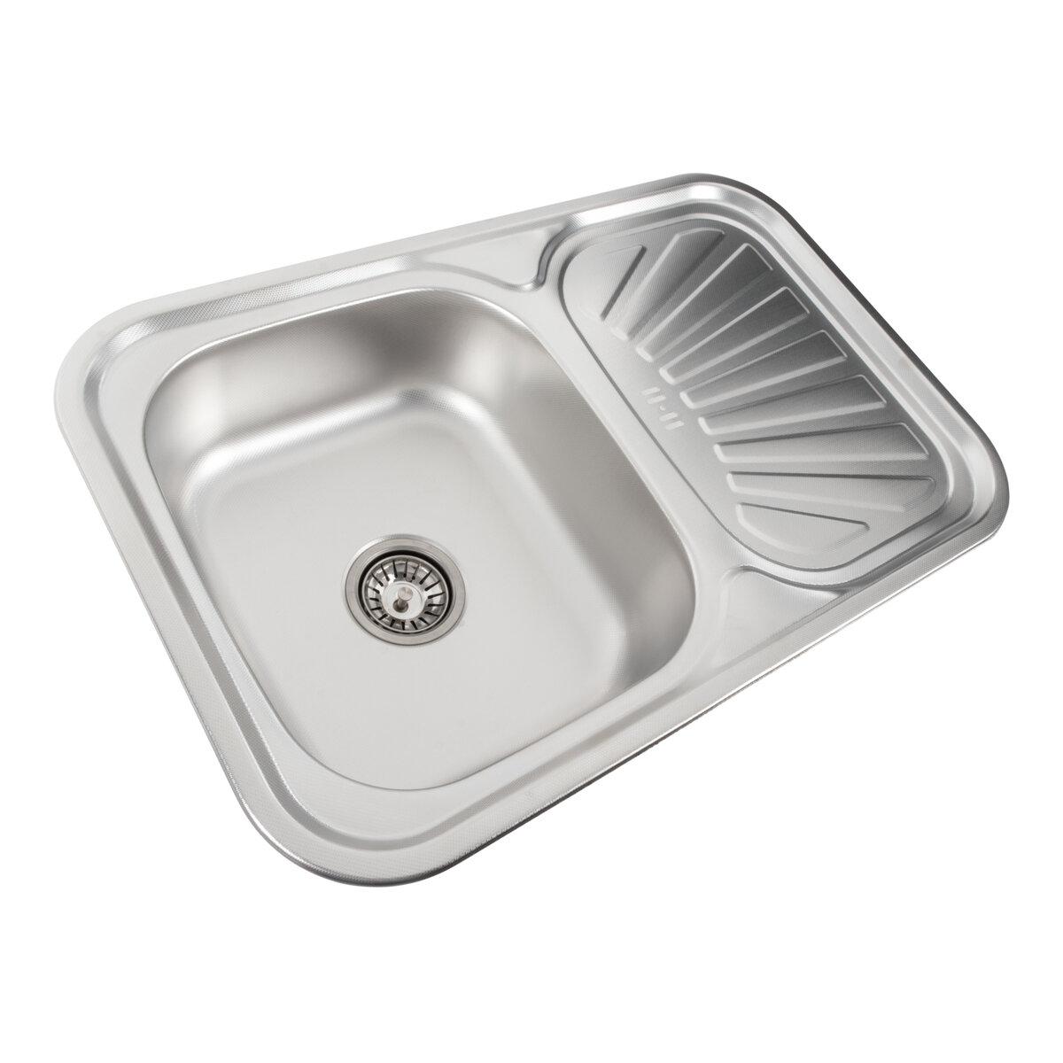 Мийка для кухні Platinum 7549 Decor 0,8 мм