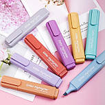 Маркер текстовий з блискітками, жовтий, фото 5