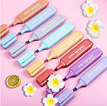 Маркер текстовий з блискітками, жовтий, фото 6