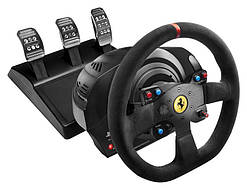 Кермо ThrustMaster PC/PS5/PS4/PS3 T300 Ferrari Integral RW Alcantara edition (4160652)