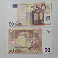 Сувенирные деньги 50 евро 80 шт/уп
