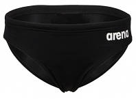 Плавки-сліпи для хлопців Arena TEAM SWIM BRIEFS SOLID чорний, білий Діт 140см