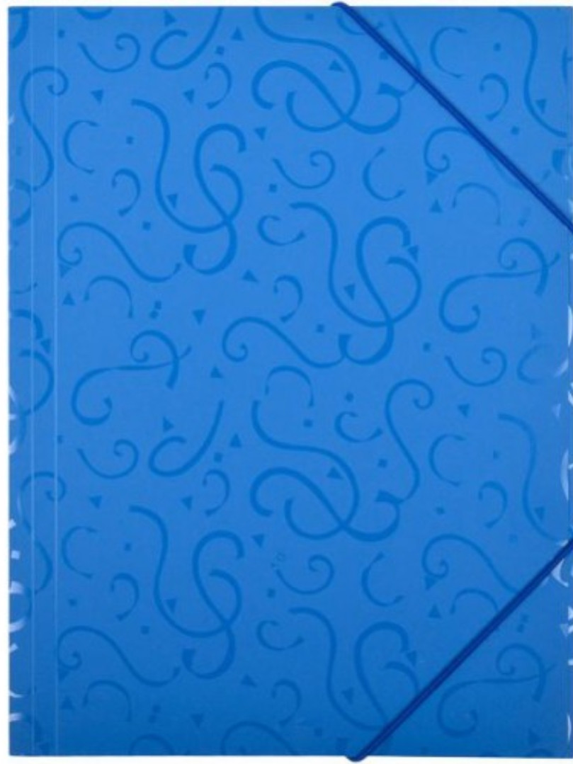 Папка пластикова на гумці Візерунки А4