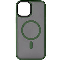 TPU+PC чехол Metal Buttons with MagSafe для Apple iPhone 15 (6.1") Form