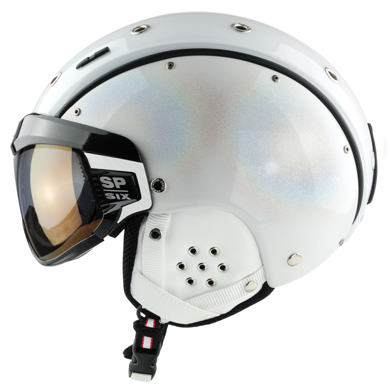 Гірськолижний шолом Casco sp-6 visor white-black-chameleon, Розмір: 54-58, 52-54 (MD)