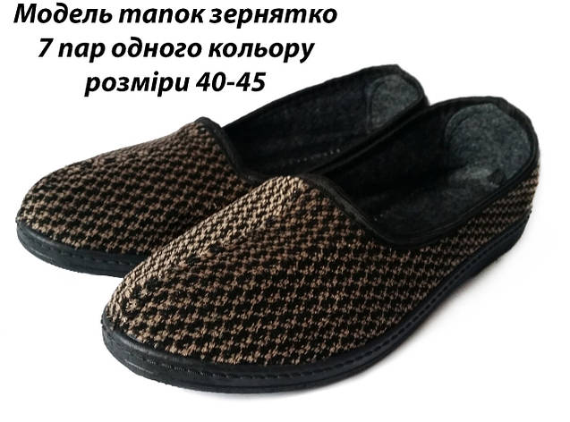 Чоловічі тапочки, фото 1
