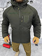 Зимняя тактическая куртка Softshell OMNI-HEAT олива PARADIGMA ВТ6741