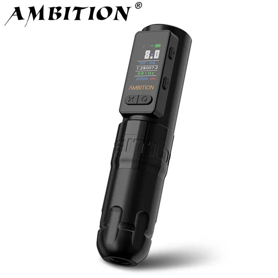 Тату машинка Ambition Soldier Max Wireless Tattoo Machine , бездротова  модульна, фото 1