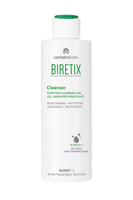 CLEANSER BIRETIX CANTABRIA LABS Очищуючий гель для вмивання для шкіри з акне 200 мл