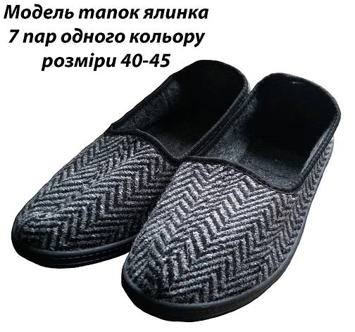 Чоловічі тапочки, фото 1