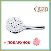 Лійка для ручного душу Qtap Rucni 115 мм округла QTRUCA115O3PCW Chrome/White