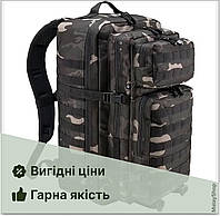 Тактический рюкзак Brandit US Cooper, 65л военный рюкзак, Dark Camo